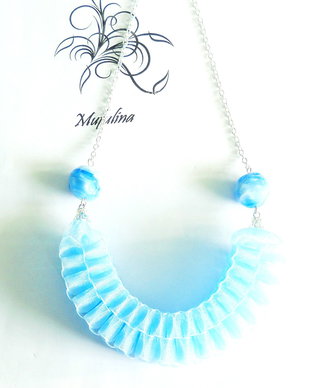 Blue Organza