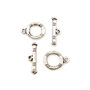 Inchizatoare tip toggle, argintiu antichizat, 16x12 mm + 20x6 mm (cod 13-117)