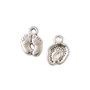 Charm talpi, finisaj argintiu antichizat, 14,5x10 mm (cod 9-265)