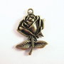 (6buc) Charm aspect bronz 25X16mm - 2541