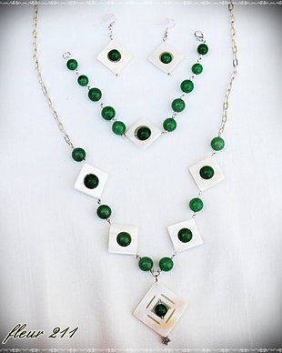 SET-AVENTURIN VERDE SI SIDEF ALB- VANDUT