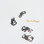 Inchizatoare carabina din argint 925 rodiat 2x6x13 mm (cu zaua)