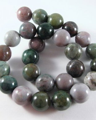 2587 # (35buc) Agata indiana 14mm