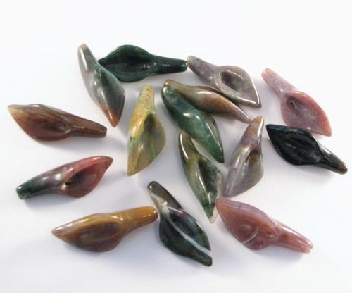 Cala agate indiene 36-37x15-17mm - 2591