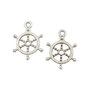 Charm timona, finisaj argintiu antichizat, 21x15,5 mm (cod 9-300)