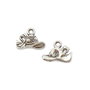 Charm palarie, finisaj argintiu antichizat, 13,5x10 mm (cod 9-301)