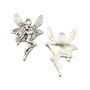 Charm zana, finisaj argintiu antichizat, 22x15 mm (cod 9-302)