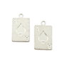 Charm as, finisaj argintiu, 20,5x12,5 mm (cod 9-304)