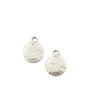Charm, finisaj argintiu, 10,5x8 mm (cod 9-309)