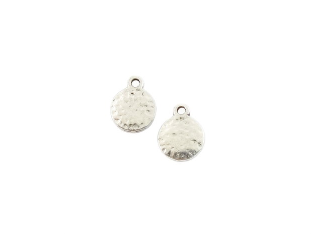 Charm, finisaj argintiu, 10,5x8 mm (cod 9-309)