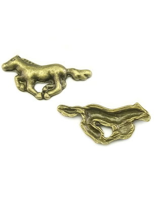 Charm cal, finisaj bronz, 23,5x12 mm (cod 9-311)