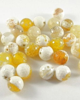 2600 - 5buc Agate crabfire 12mm