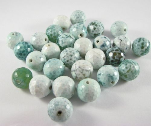 2601 - 4buc Agate crabfire 14mm