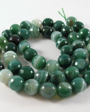2614 # (32buc) Agate fatetate 8mm