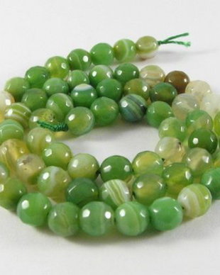 2616 ## (58buc) Agate fatetate 6mm