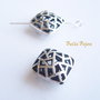 Margea metalica romb perforat 8x14x14 mm