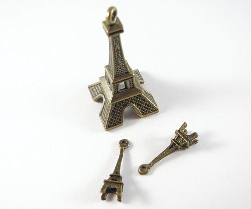 Set Turn Eiffel bronz 3D - 2626
