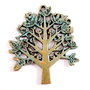 2628 - Pandantiv copacel bronz patina oxidare verdigris
