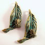 2 buc Charms / Pandantiv bronz si verdigris - 2633
