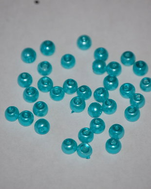LPE401 - perle turcuaz - 4 mm