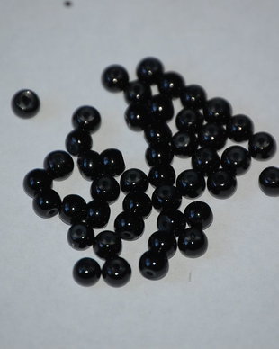 LPE403 - perle negre - 4 mm