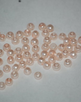 LPE405 - perle roz somon - 4 mm