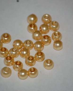 LPE608 - perle galbene 6 mm