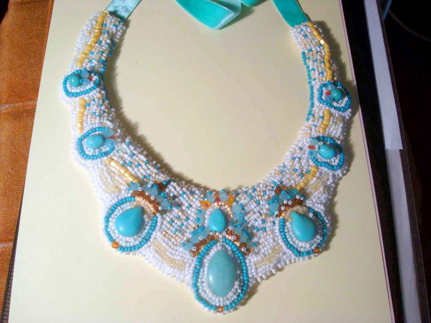 colier statement turquoise/ redus la 60 lei /vandut