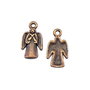 Charm inger, finisaj cupru antichizat, 18x10 mm (cod 9-336)