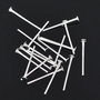 10b Ace cu cap placate argint 18mm x 0,7mm (sp 11)