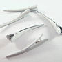 5 buc Agrafa clips, alb, 59x8mm # 2636
