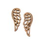Charm aripa, finisaj cupru antichizat, 25x10 mm (cod 9-340)
