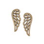 Charm aripa, finisaj cupru antichizat, 24x9 mm (cod 9-341)