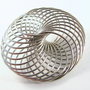 2buc Pandantiv sarma, argitiu, 35x11mm - 2648