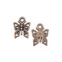 Charm fluture, finisaj cupru antichizat, 16x12,5 mm (cod 9-354)