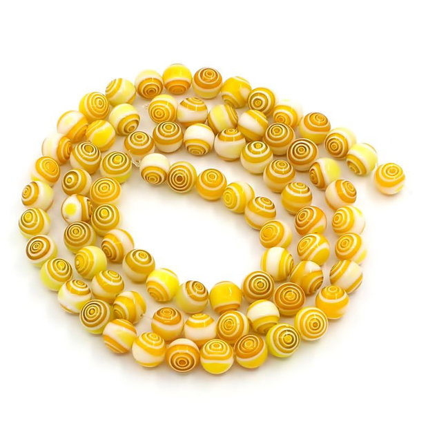 1b Agata galbene dungate 10mm (ag 01)