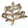 (2buc) Charm/pandantiv bronz 33x32mm- 2665