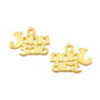 Charm verset, finisaj auriu, 13x18 mm (cod 9-366)
