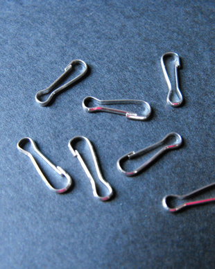 INCHIZATOARE ARGINTIE - 13 X 4 MM (5buc.)