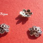 (2b) Capacel dantelat din argint 925 antichizat INDIA 3x8 mm
