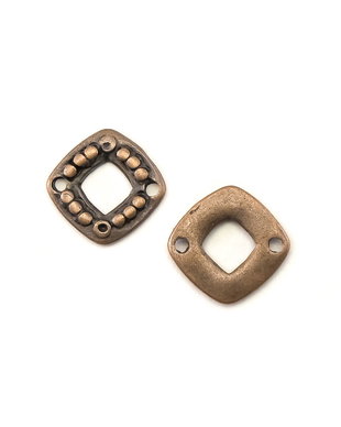 Conector, finisaj cupru antichizat, 11 mm (cod 6-110)