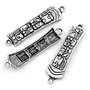 1b Conector Arc gravat antique silver 44x12m (spa 07)