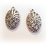 1b Charm decupat,gravat argintiu antichizat ,15x30mm (spa 06)