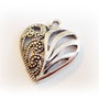 1b Charm decupat,gravat argintiu antichizat ,17x20 (spa 06)