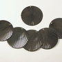 6buc Discuri gun metal 30mm - 2789