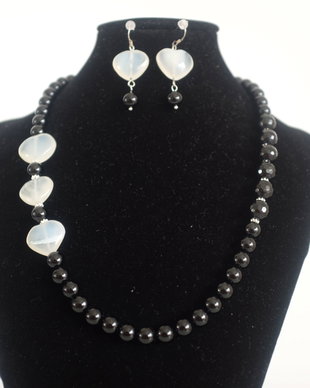 SET ONIX ALB SI NEGRU - VANDUT
