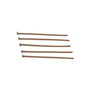 Ace cu cap, alama cu finisaj cupru antichizat, 30x0,7 mm – 10 buc (cod 14-12)