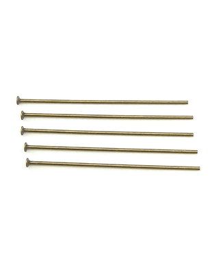 Ace cu cap, alama cu finisaj bronz, 35x0,7 mm – 10 buc (cod 14-15)