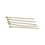 Ace cu bila, alama cu finisaj bronz, 35x0,5 mm – 10 buc (cod 14-16)