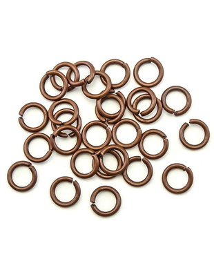 Zale finisaj cupru antichizat, 6 mm – 50 buc (cod 15-11)